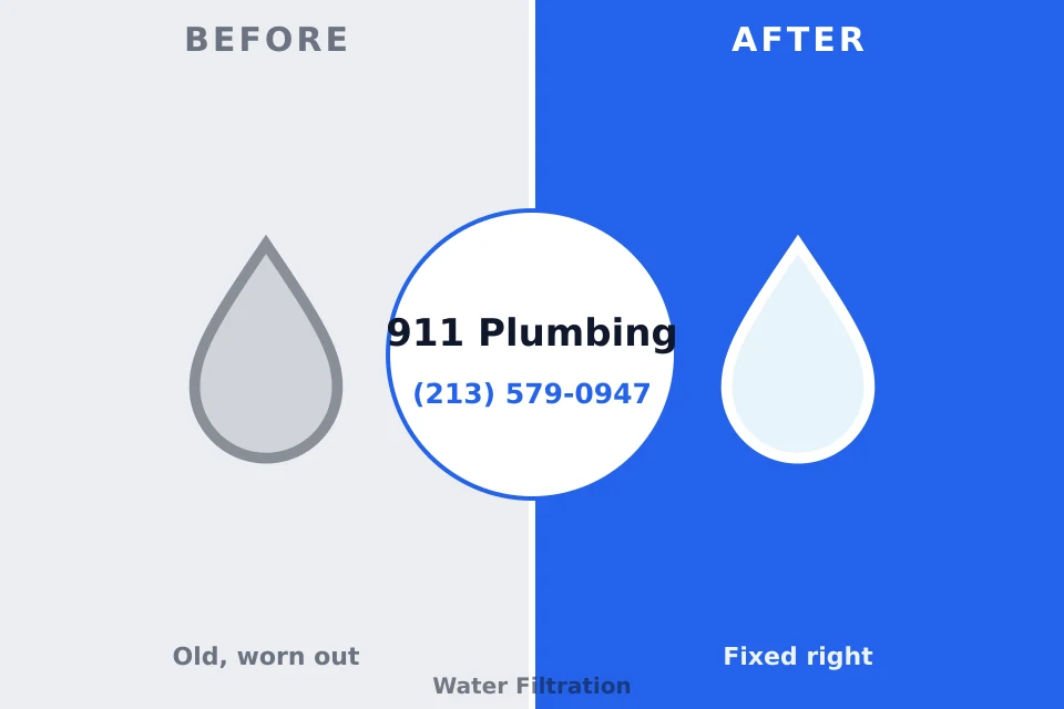 Before and after: plumbing company Mililani Town, HI
